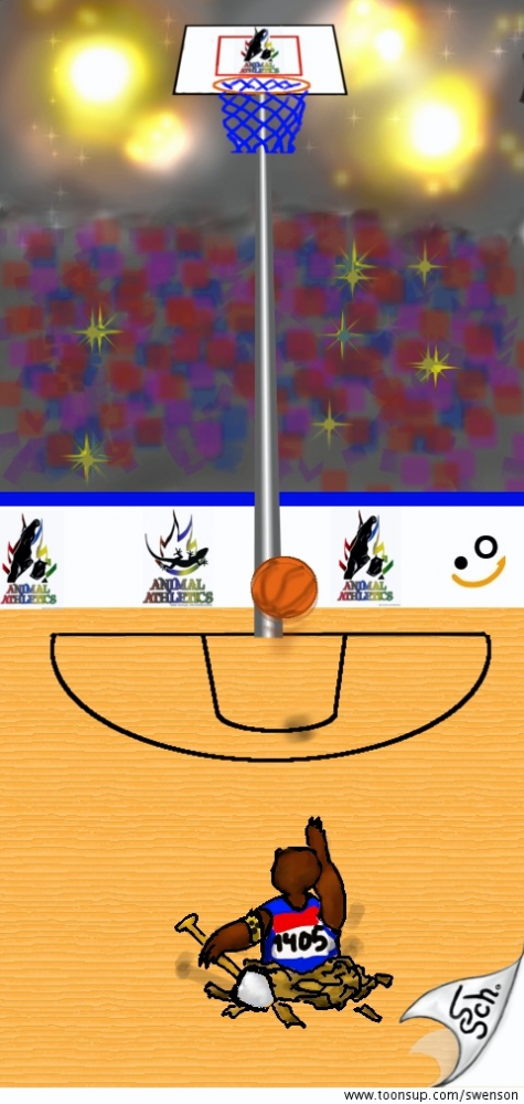 Illustration: Animal Athletics - Basketball 1