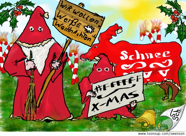 Cartoon: Grüne Weihnachten 2011 1