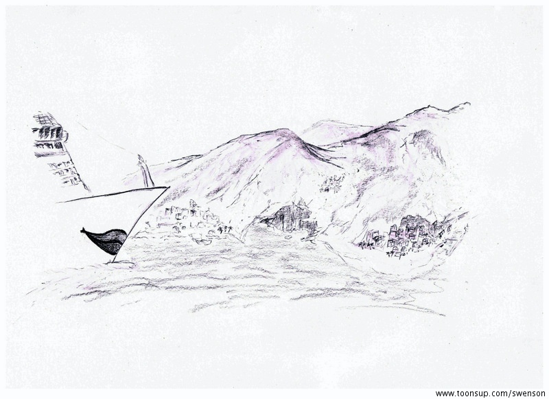 Illustration: Land in Sicht 1