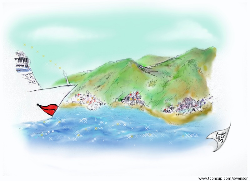 Illustration: Land in Sicht 2