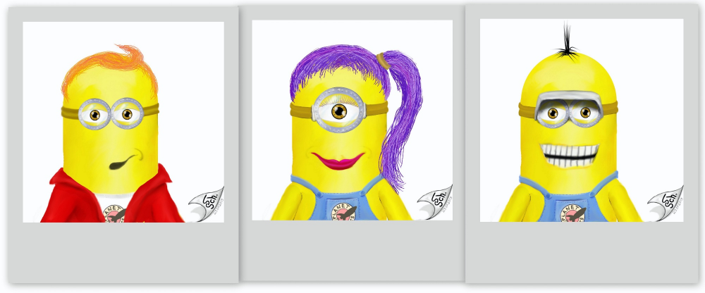 Concept Art / Character Design: Minions vs .... 2