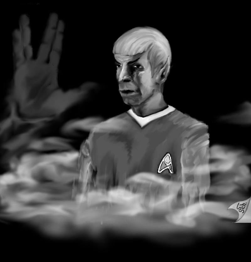 Illustration: Mr.Spock RIP 1