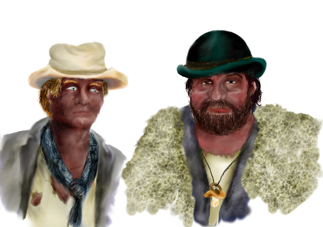 Concept Art / Character Design: Bud n Terence 1