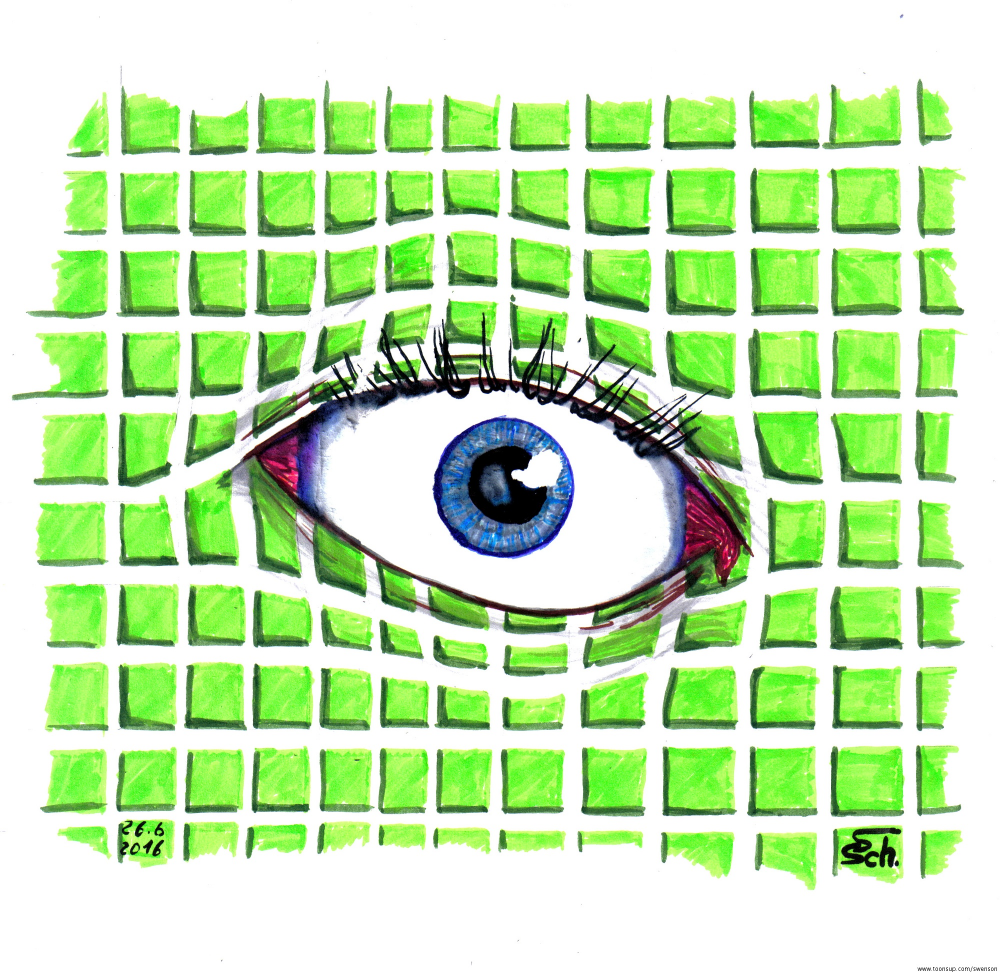 Illustration: green eye 1