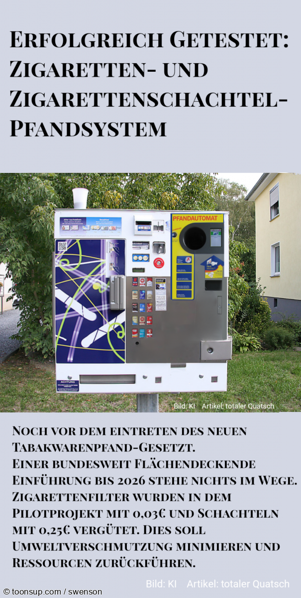 Photo: Zigaretten Pfand 1