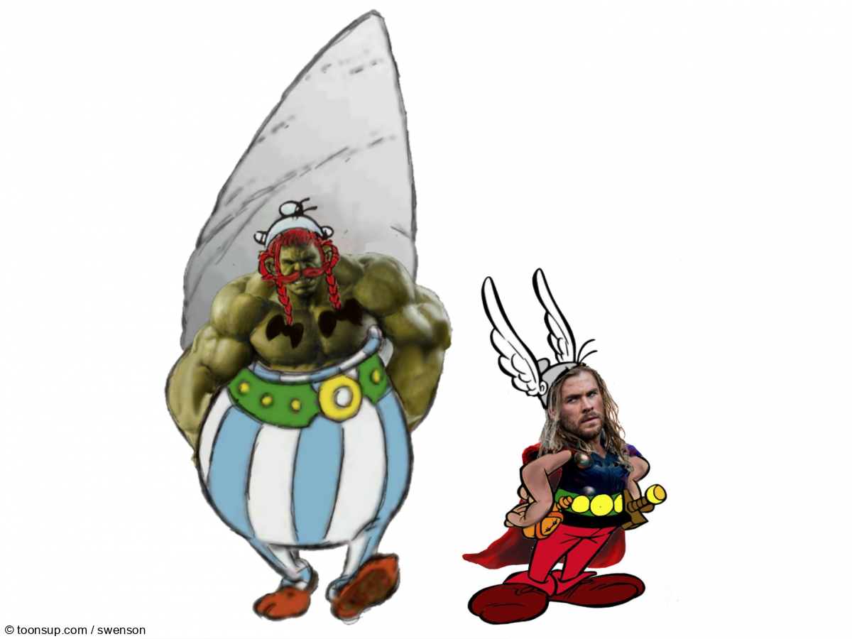 Illustration: Brainstorming: Asterix & Avangers 1