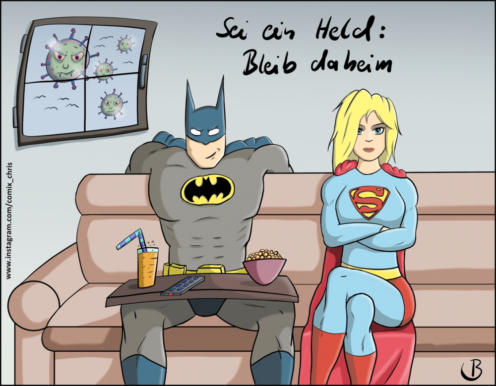 Illustration: Corona-Helden - Entlastung der Helden im Gesundheitssystem 1
