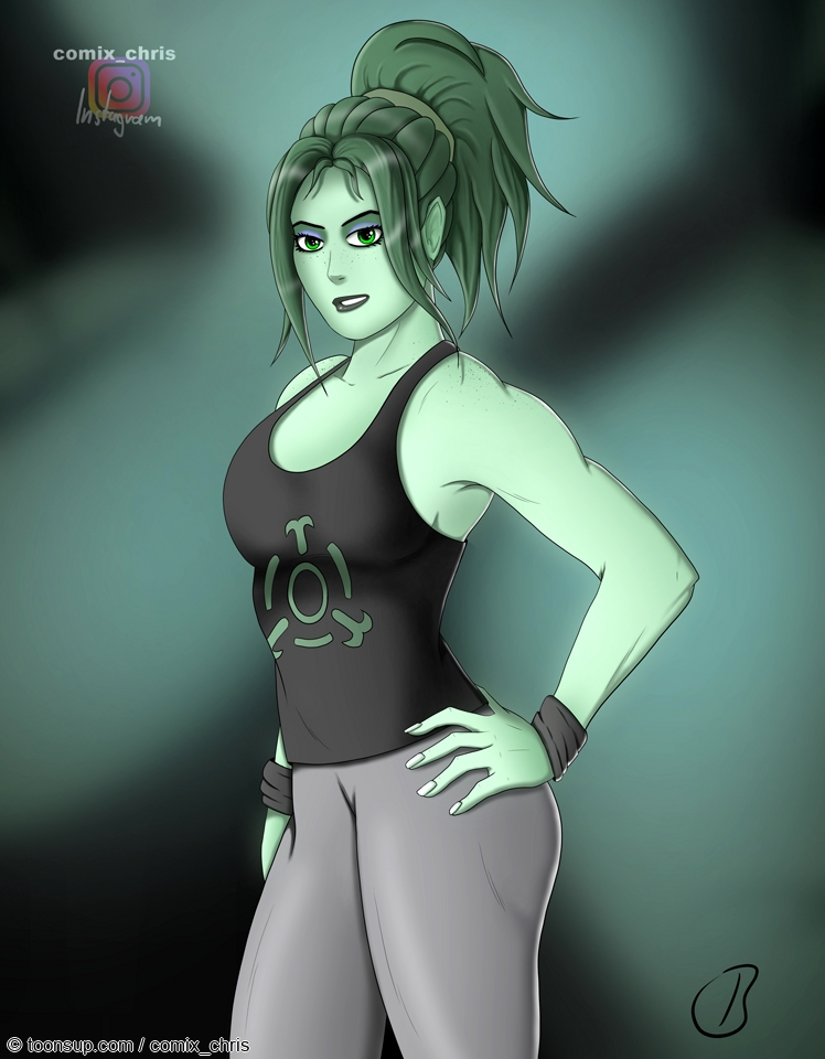 Illustration: She-Hulk bzw. Anna Tome 1