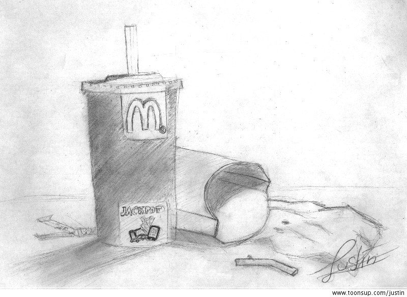 Illustration: Mc Donalds Stillleben 1