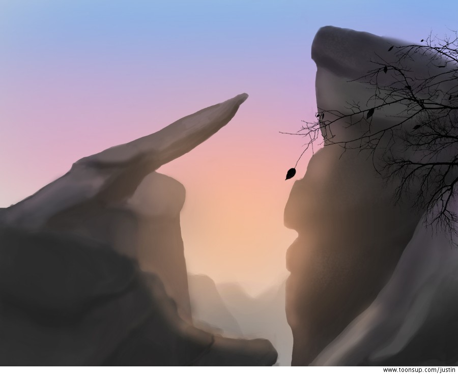 Illustration: Sonnenaufgang 1