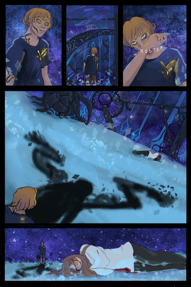 Comic: Vergoldete Augen 1. 3