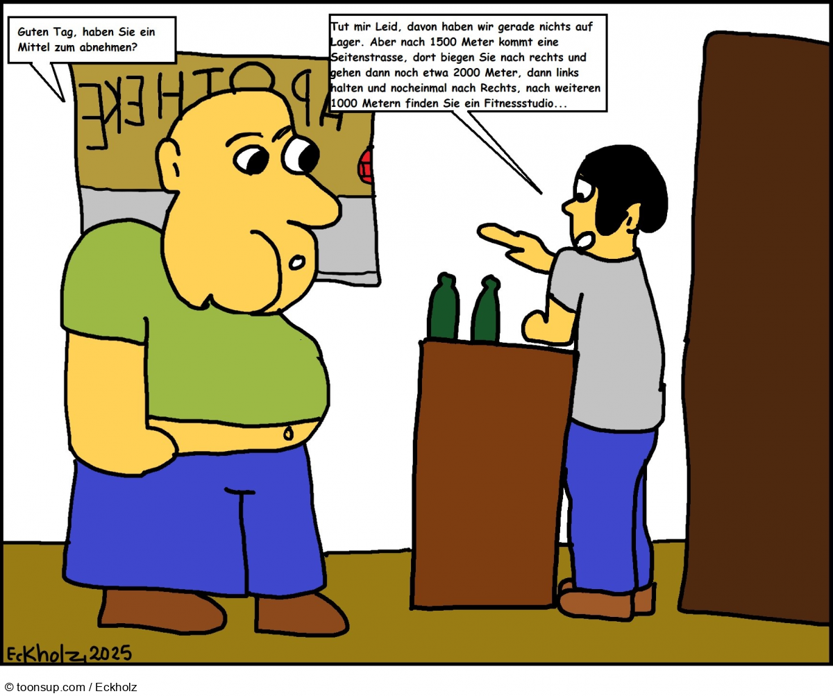 Cartoon: In der Apotheke... 1