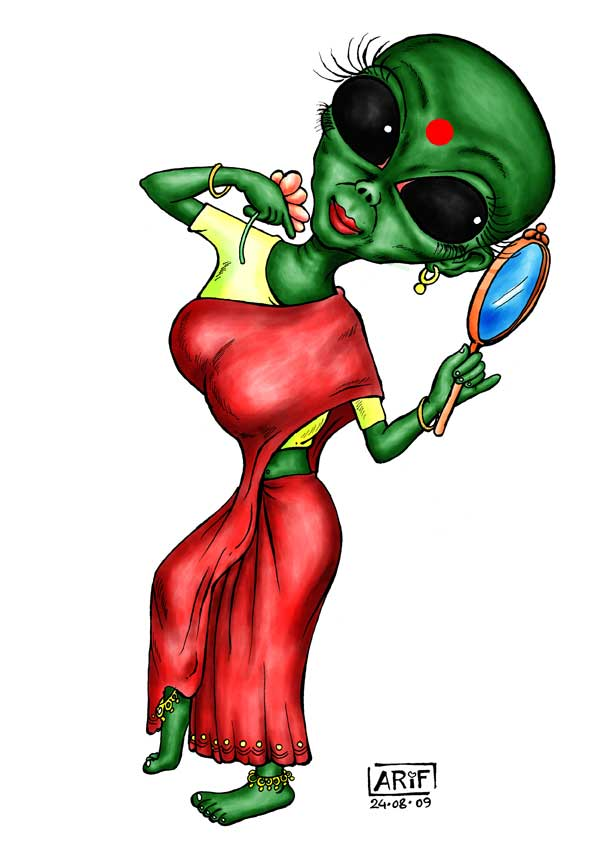 Cartoon: Alien 1