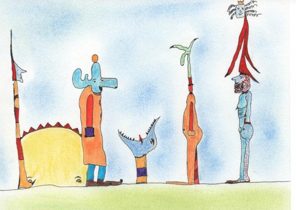 Illustration: Küken macht sich auf die Socken 2
