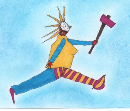 Illustration: Küken macht sich auf die Socken 3