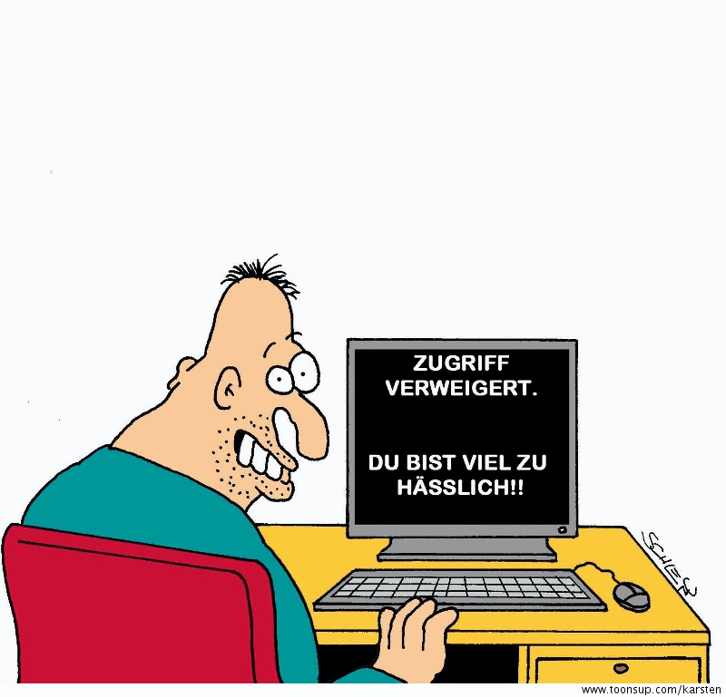 Cartoon: Hässlich 1