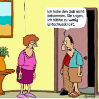 Entschlossenheit...oder so. Oder nicht...