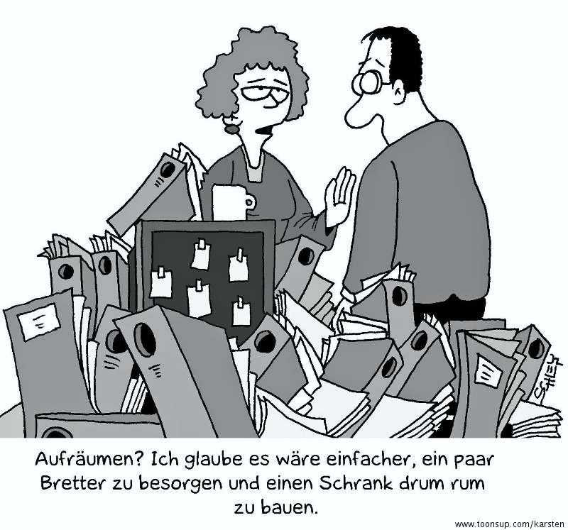 Cartoon: Ordnung 1