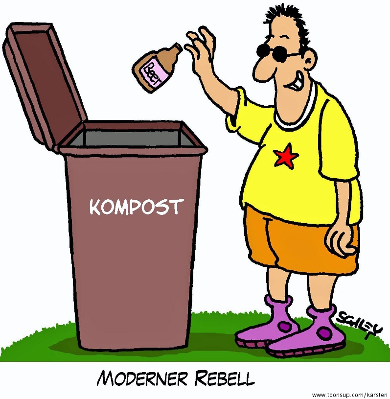 Cartoon: Moderner Rebell 1