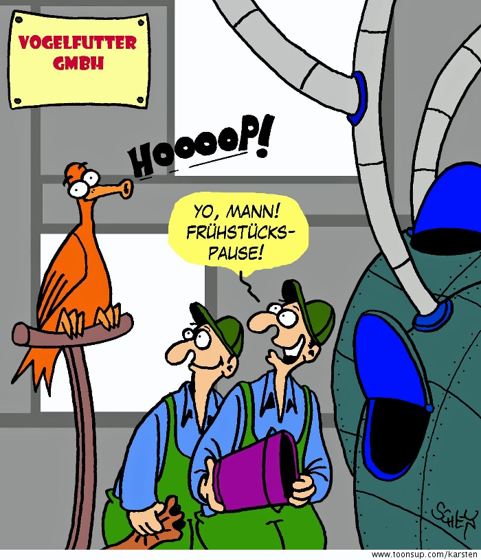 Cartoon: Frühstückspause 1