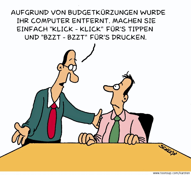Cartoon: Kürzung 1