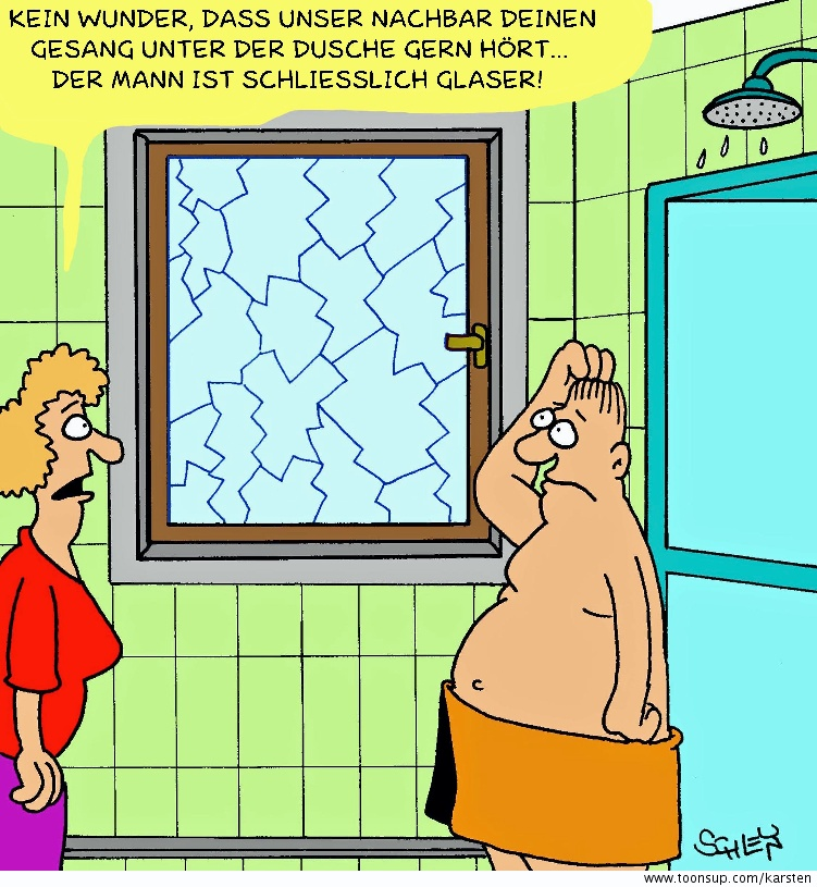 Cartoon: Dusche 1