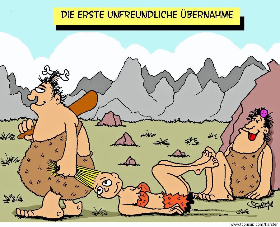 Cartoon: Übernahme 1