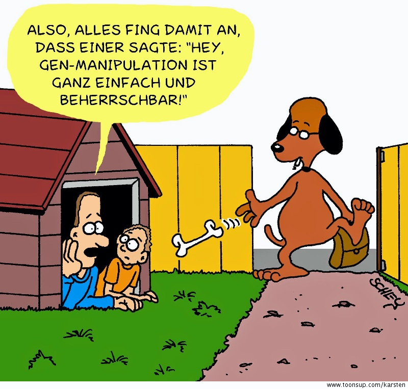 Cartoon: Genetik 1