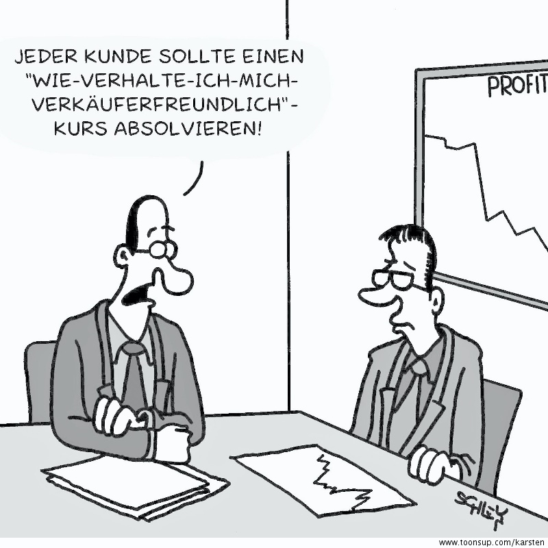 Cartoon: Kurs 1