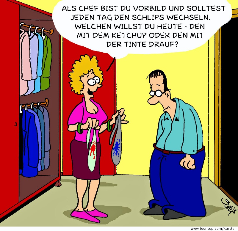 Cartoon: Vorbild 1