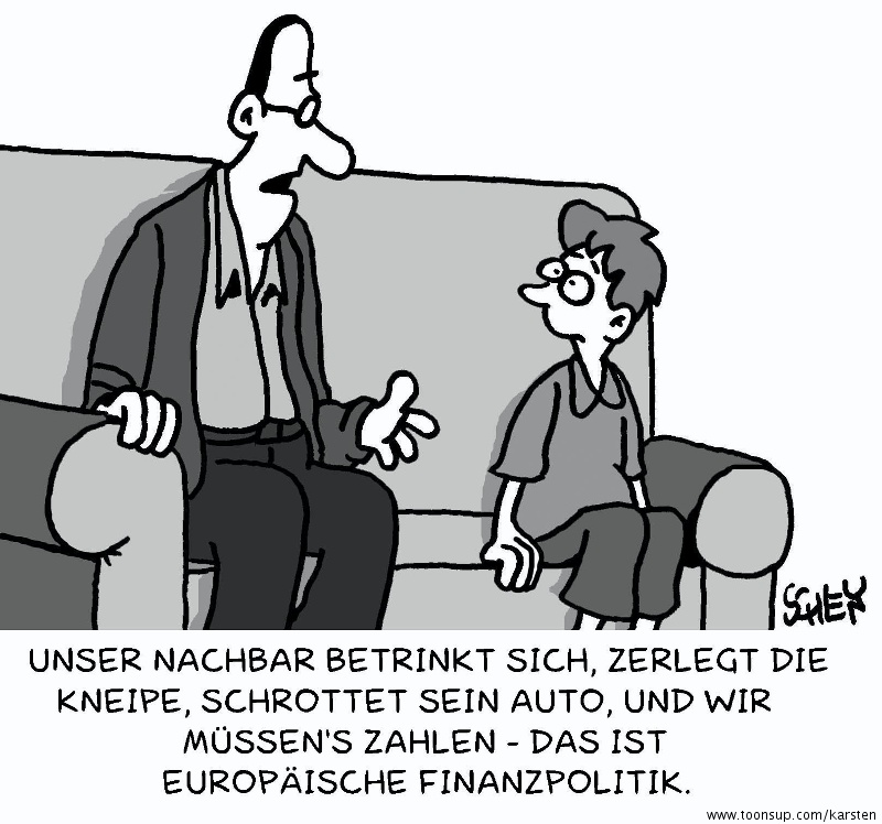 Cartoon: Finanzpolitik 1