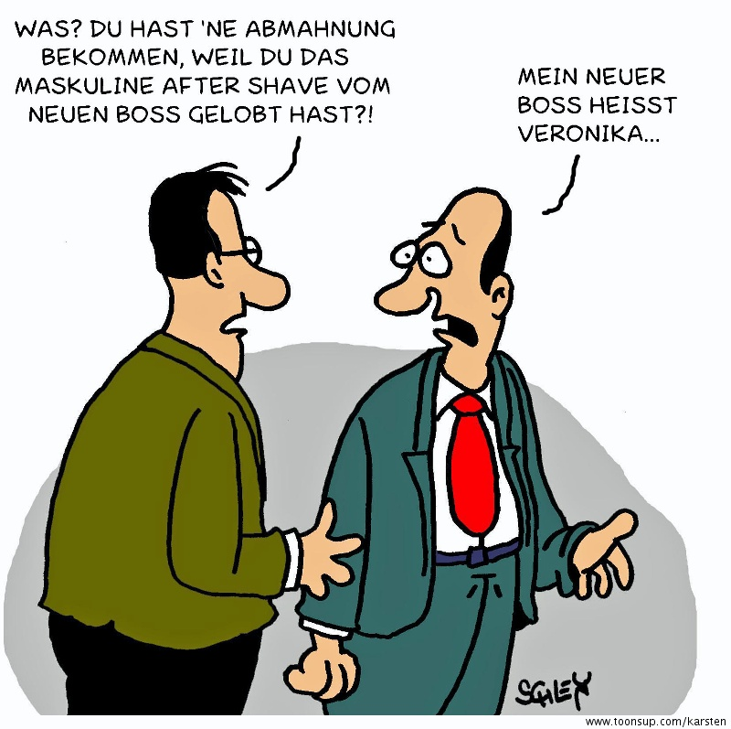 Cartoon: Neuer Boss 1