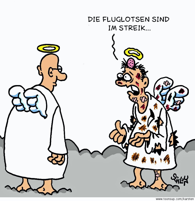 Cartoon: Streik 1
