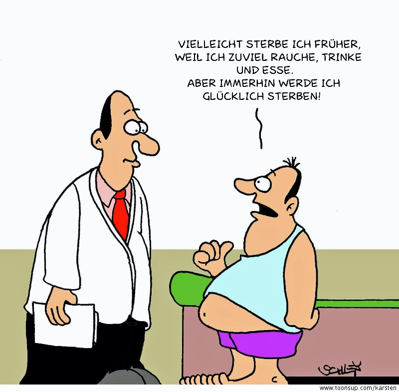 Cartoon: Glücklich 1