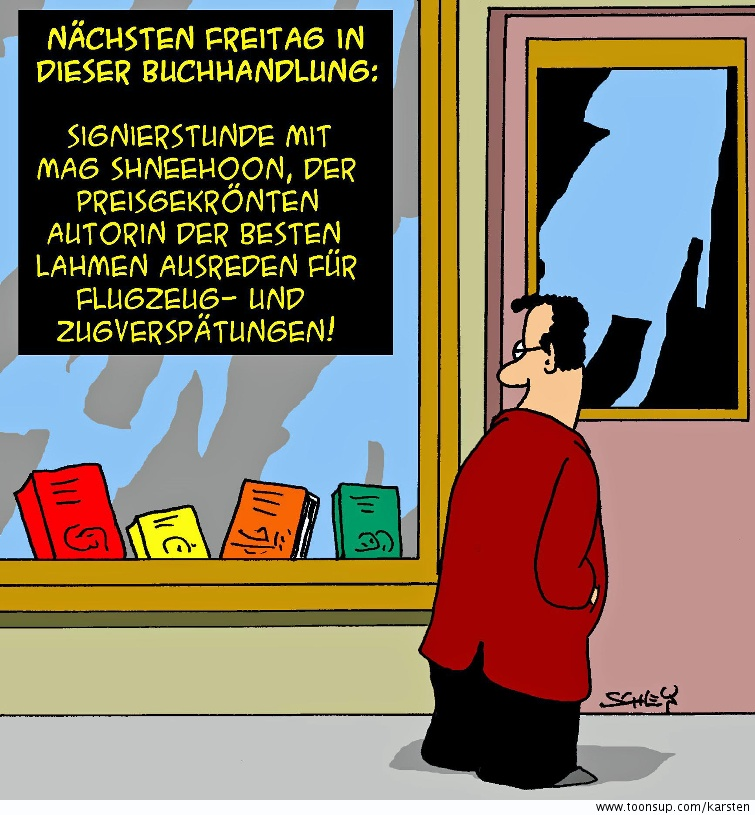 Cartoon: Ausreden 1