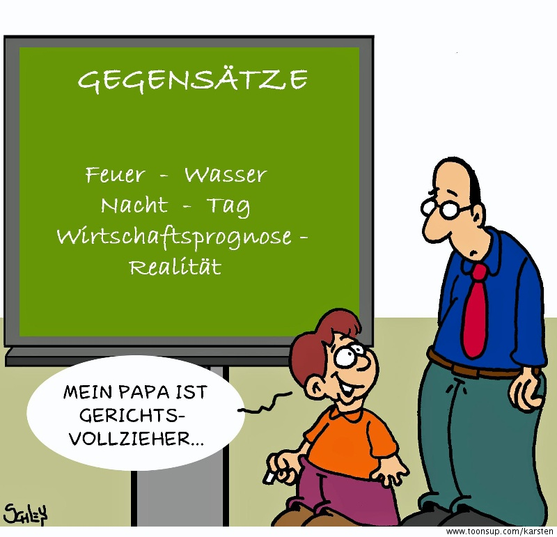 Cartoon: Gegensätze 1