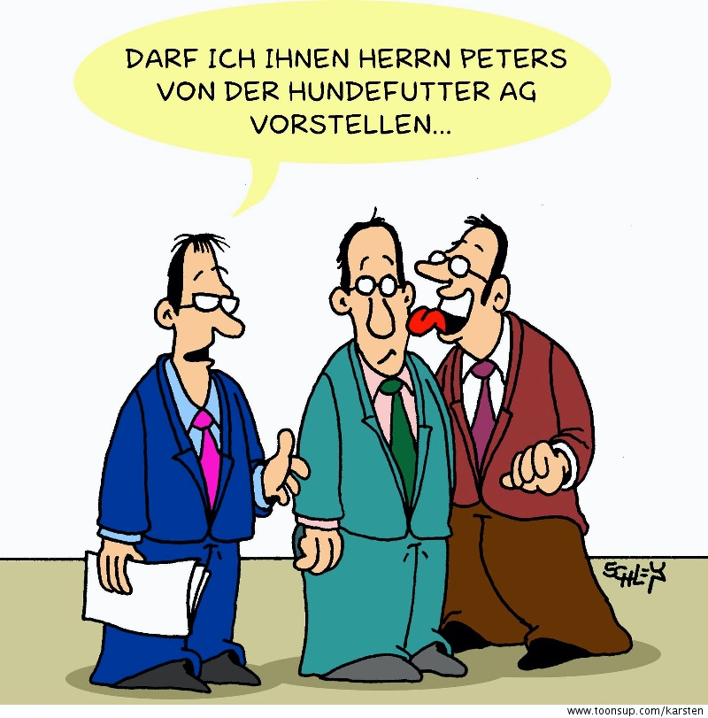 Cartoon: Vorstellung 1