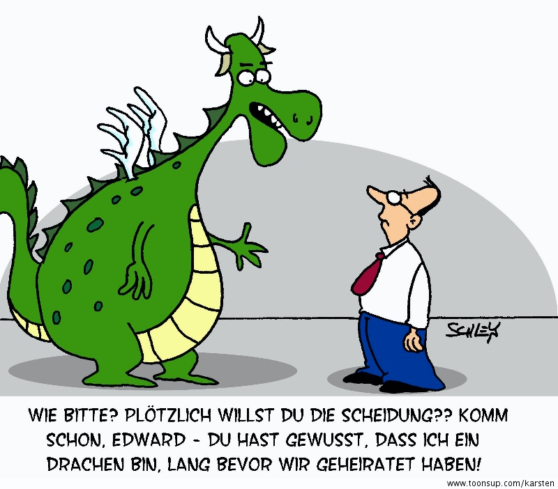 Cartoon: Scheidung 1