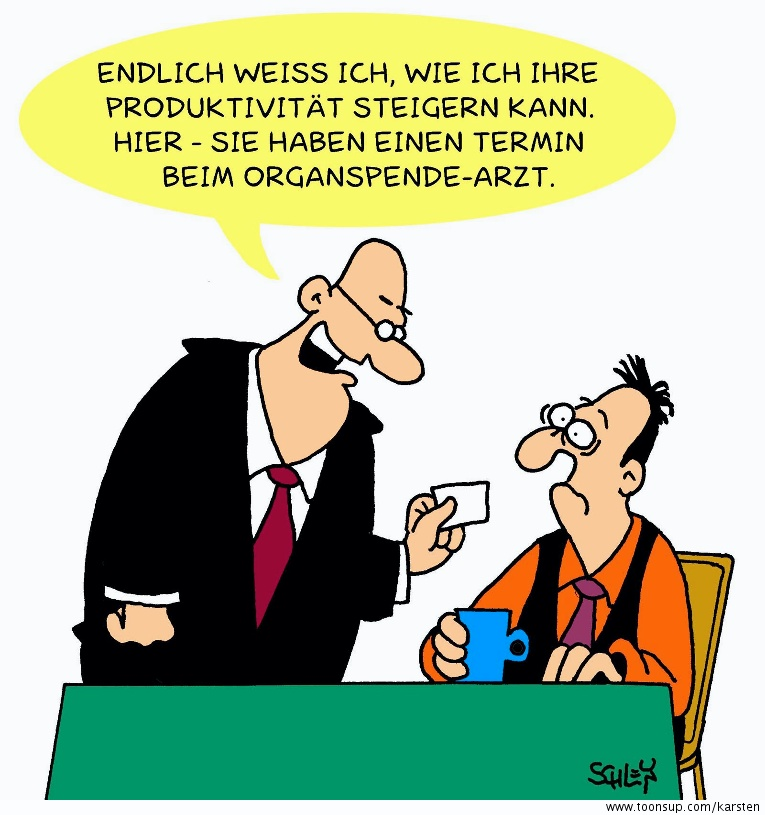 Cartoon: Produktivität 1