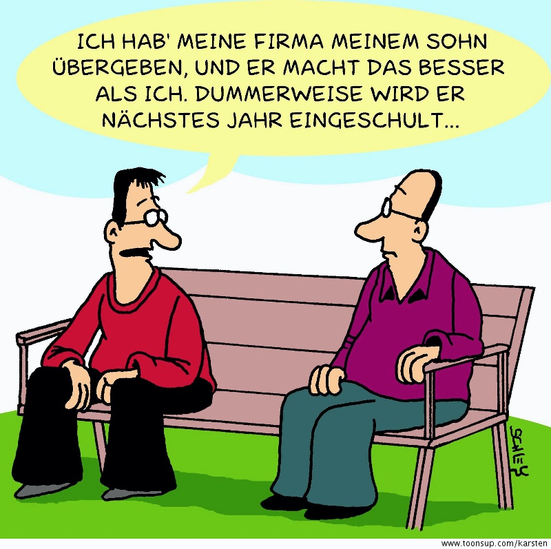 Cartoon: Übergeben 1