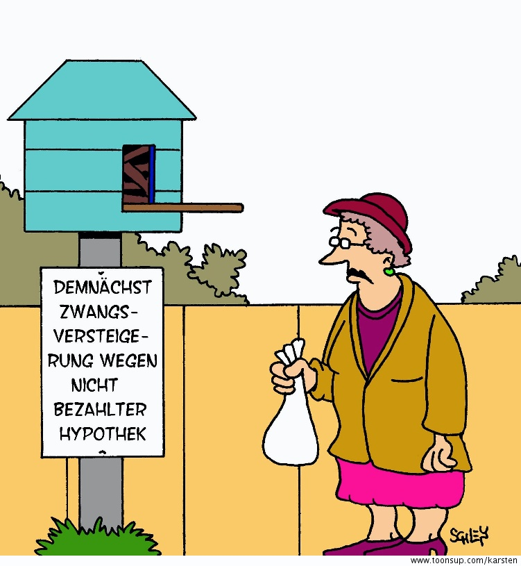 Cartoon: Hypothek 1
