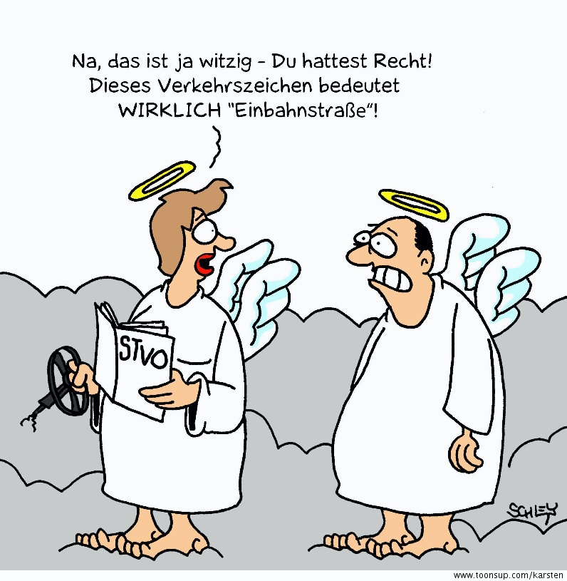 Cartoon: Verkehr 1