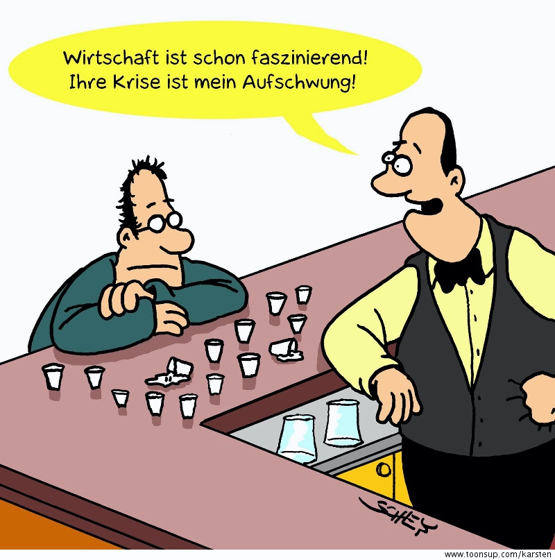Cartoon: Aufschwung 1