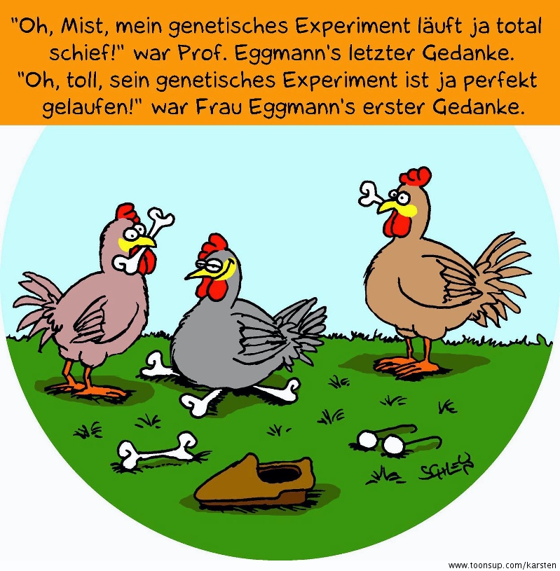Cartoon: Gen-Forschung 1