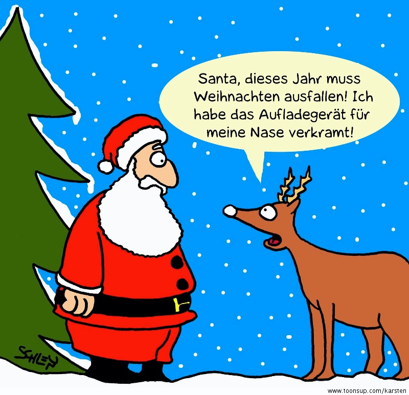 Cartoon: Weihnachten fällt aus!! 1