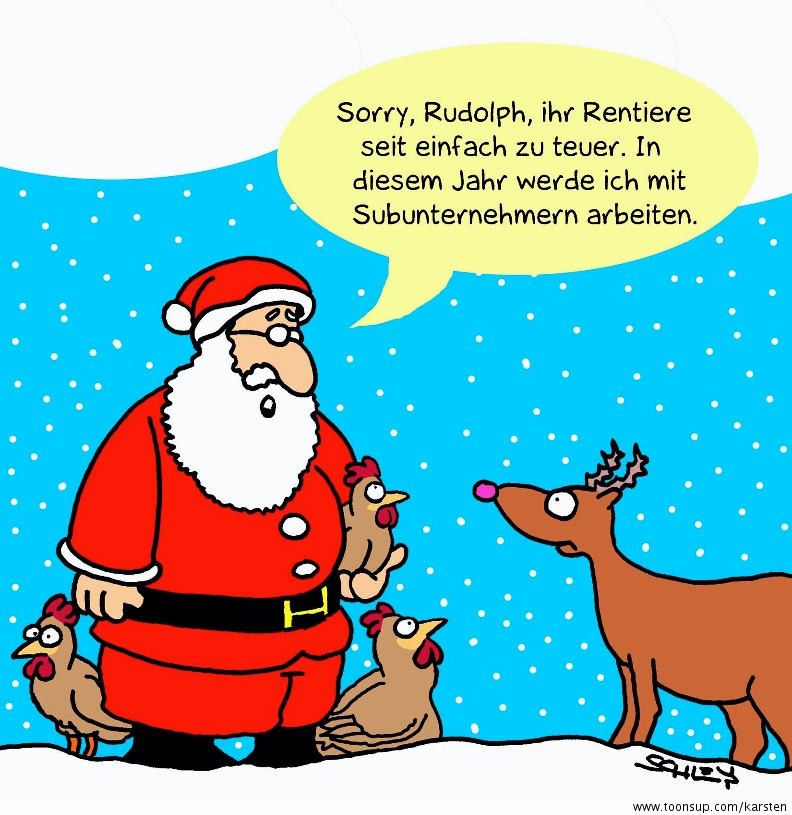 Cartoon: Subunternehmer 1