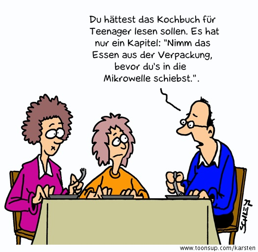 Cartoon: Mahlzeit! 1