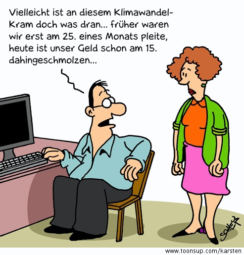 Cartoon: Klimawandel 1
