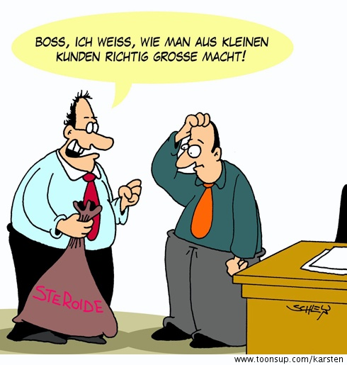 Cartoon: Kleine Kunden 1
