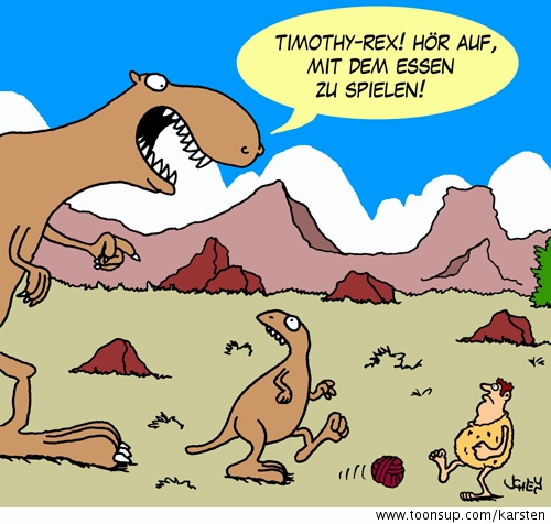 Cartoon: Essen 1